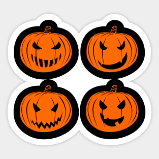 Jack-o'-lantern Sticker